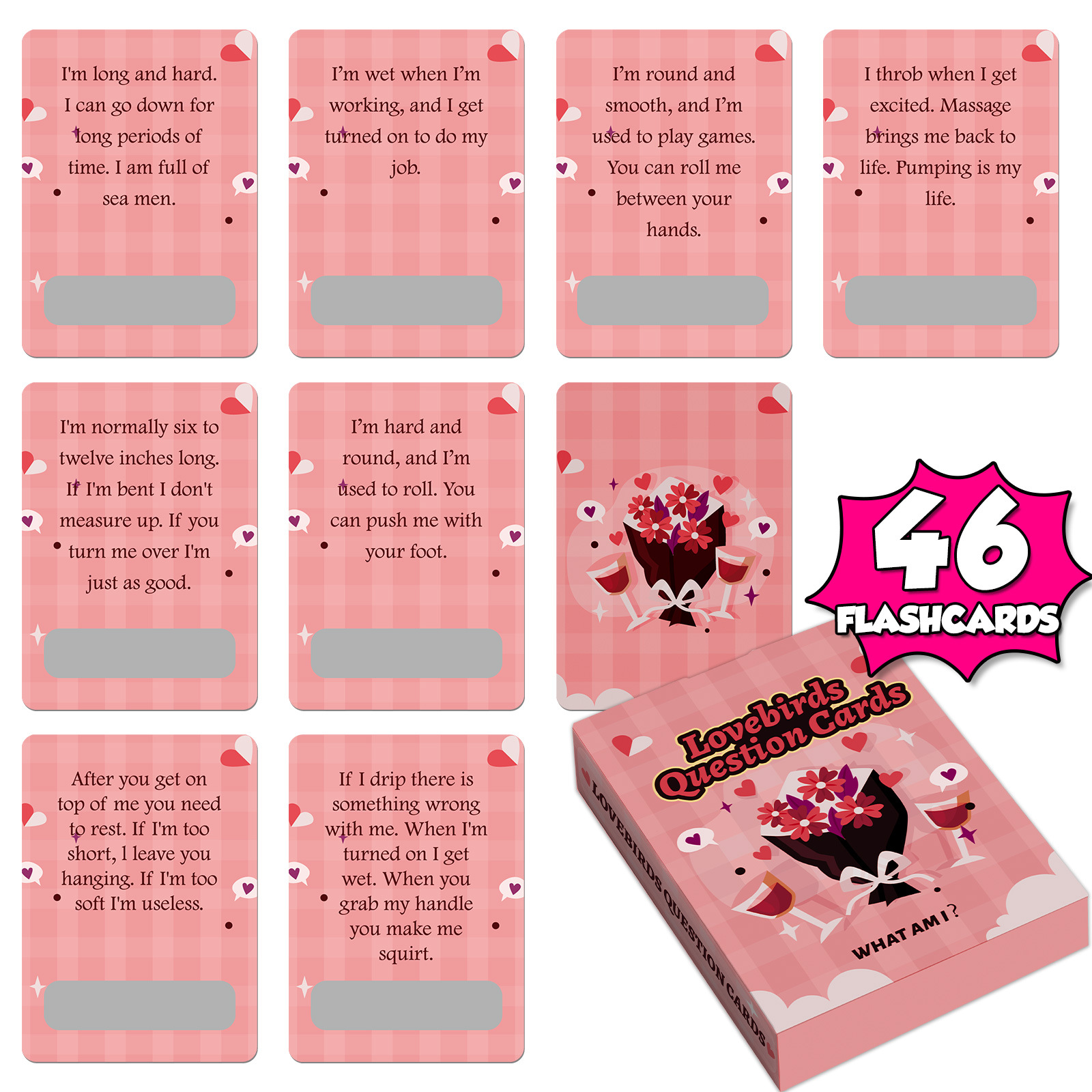 Big-Selling Cross-Border New Product: 46 Interactive Scratch-Off Cards for Couples, Date Guessing Game Cards, Creative Design Toys