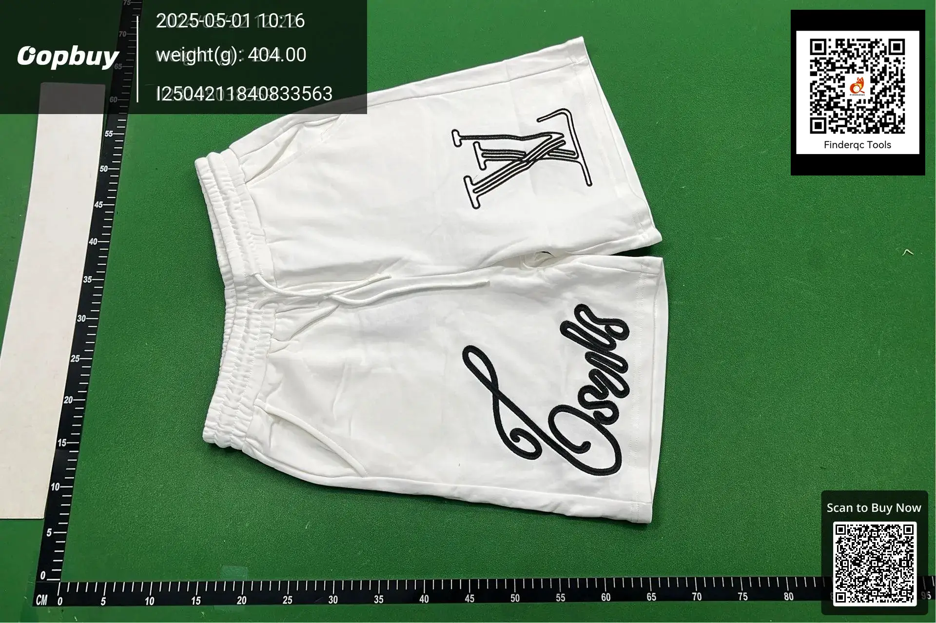 Louis Vuitton LV Monogram Shorts White
