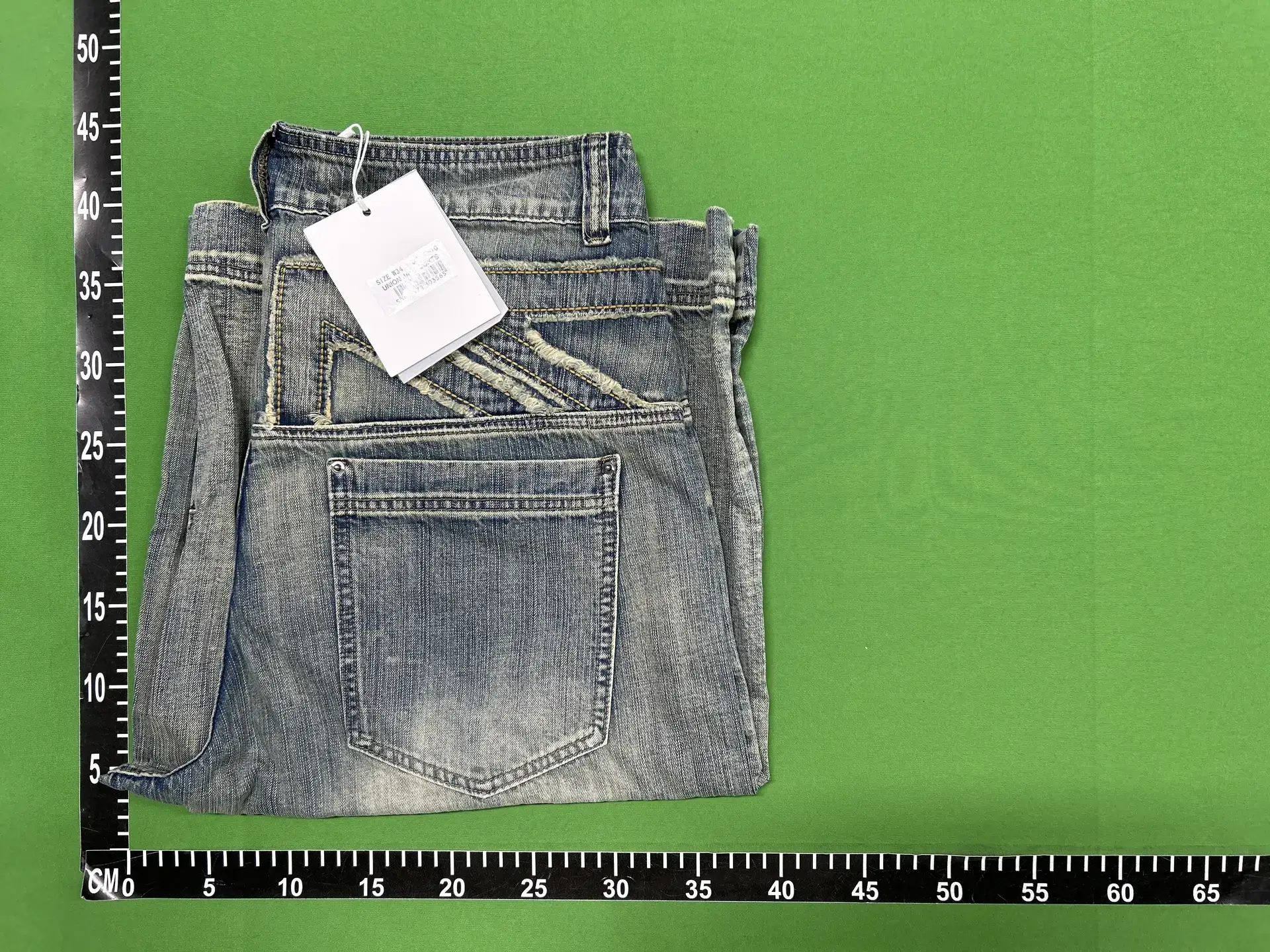 Jaded London Union Jack Jorts Washed Distressed Denim shorts Loose Summer Men's Pants