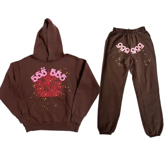 Men's Spider Web Sports Suit Running Pants Sport Shirt Set Streetwear Gothic Print Long Sleeve Hoodie Comfortable Casual Polyester Fiber