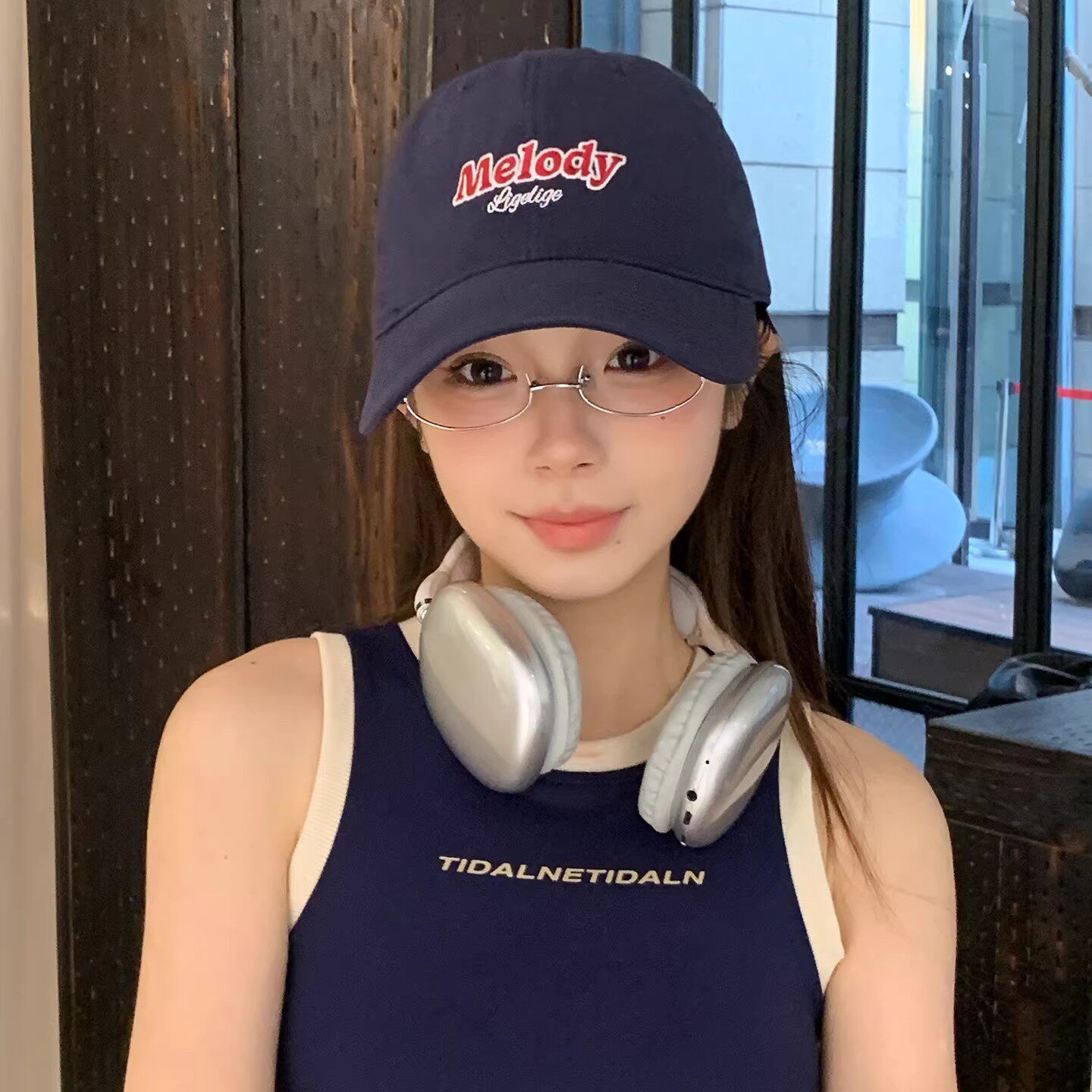 American Retro Embroidered Baseball Cap for Women, Spring Versatile Soft-Brimmed Sun Hat with Large Brim for Outdoor Sun Protection