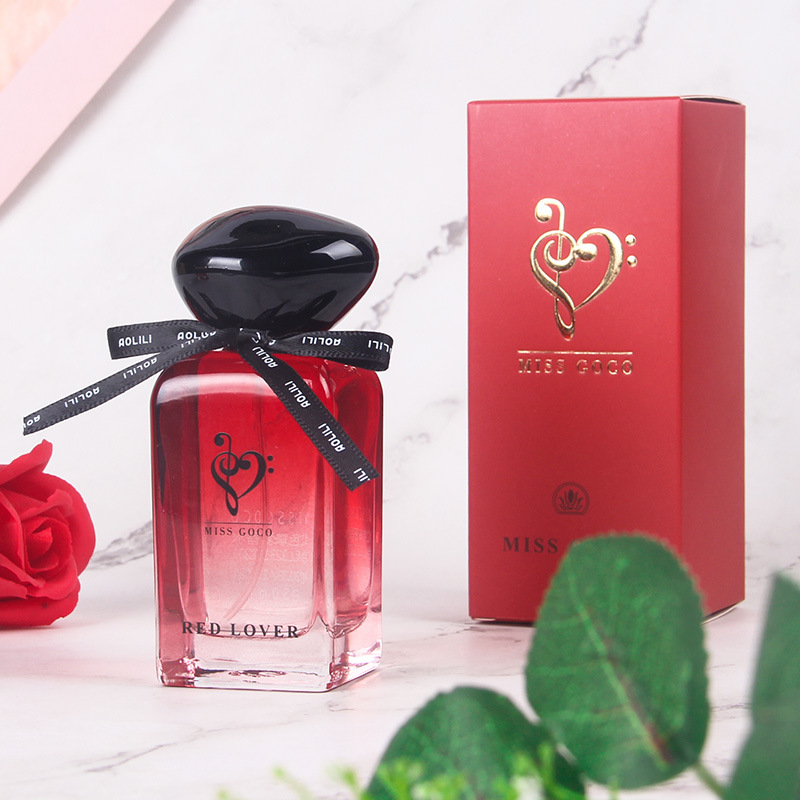 Red Love perfume women's rose peony fruit fragrance tone women's long-lasting perfume fragrance lover one-piece delivery