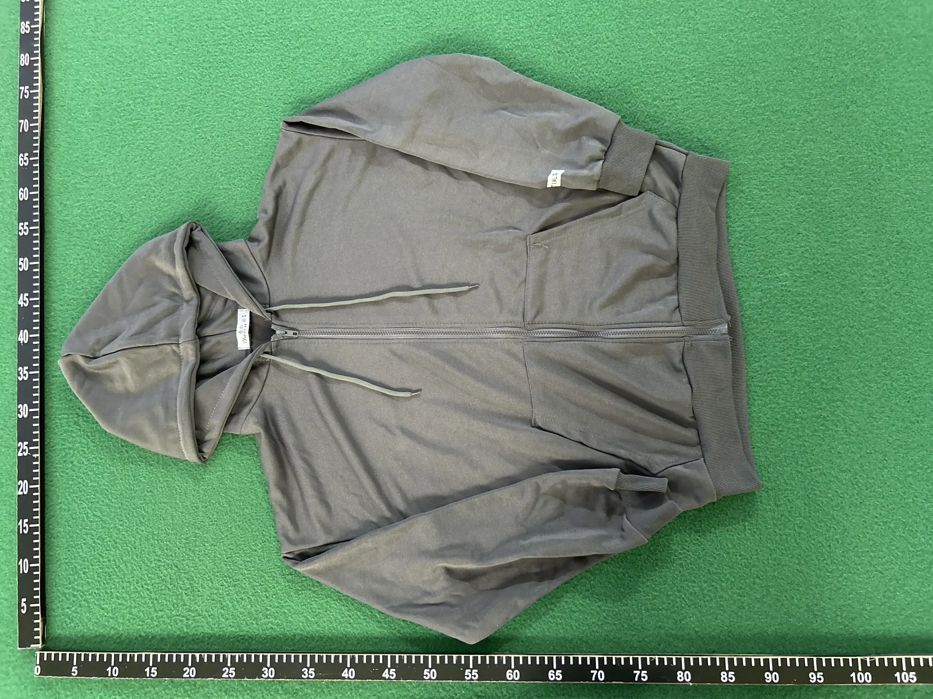 Essentials Full Zip Hoodie Charcoal