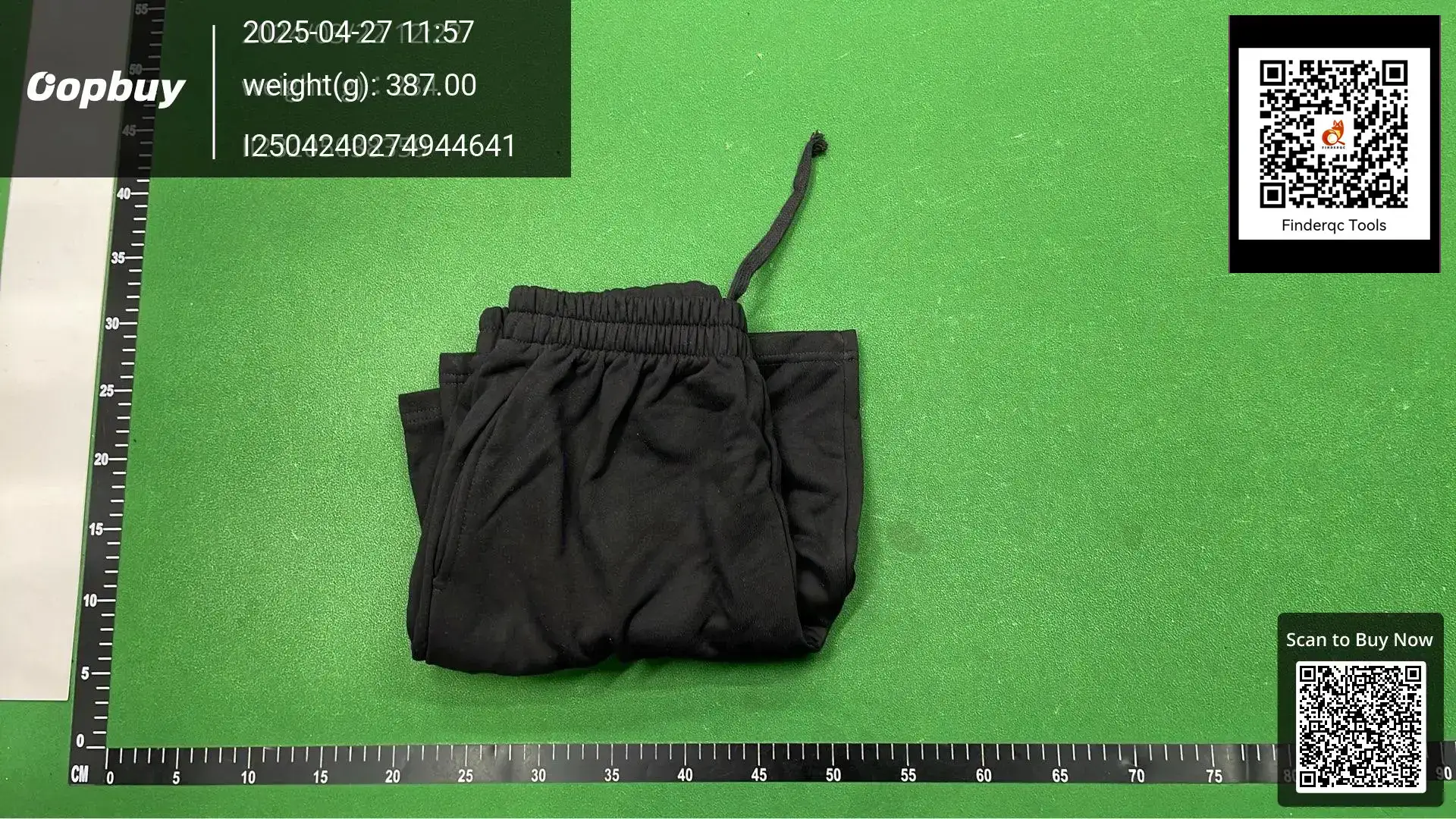 Black Terry Sweatpants