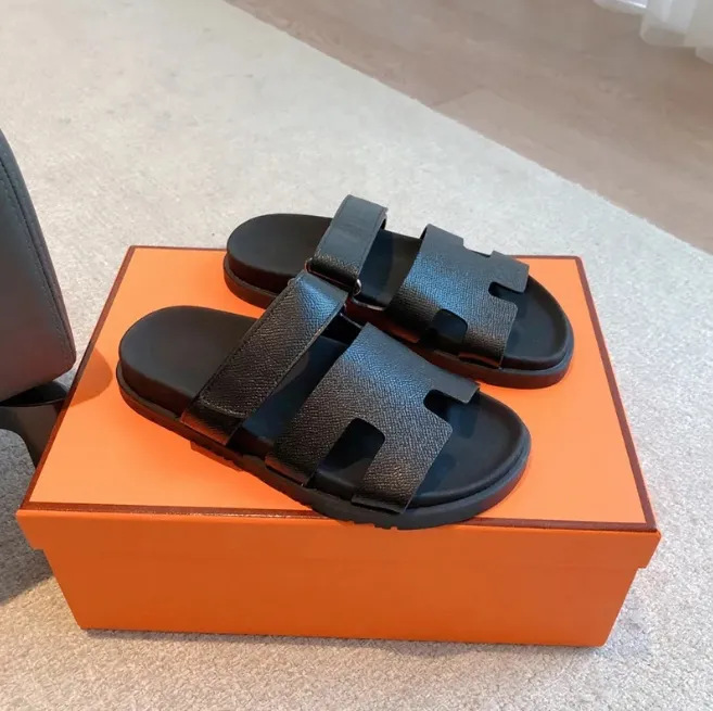In-Stock Cross-Border Trade H Erjiu Slippers Flat-Soled Velcro Strap Slip-Ons Soft-Soled Comfortable Outdoor Versatile Sandals QC-foto från 1688 på Qualit.ly