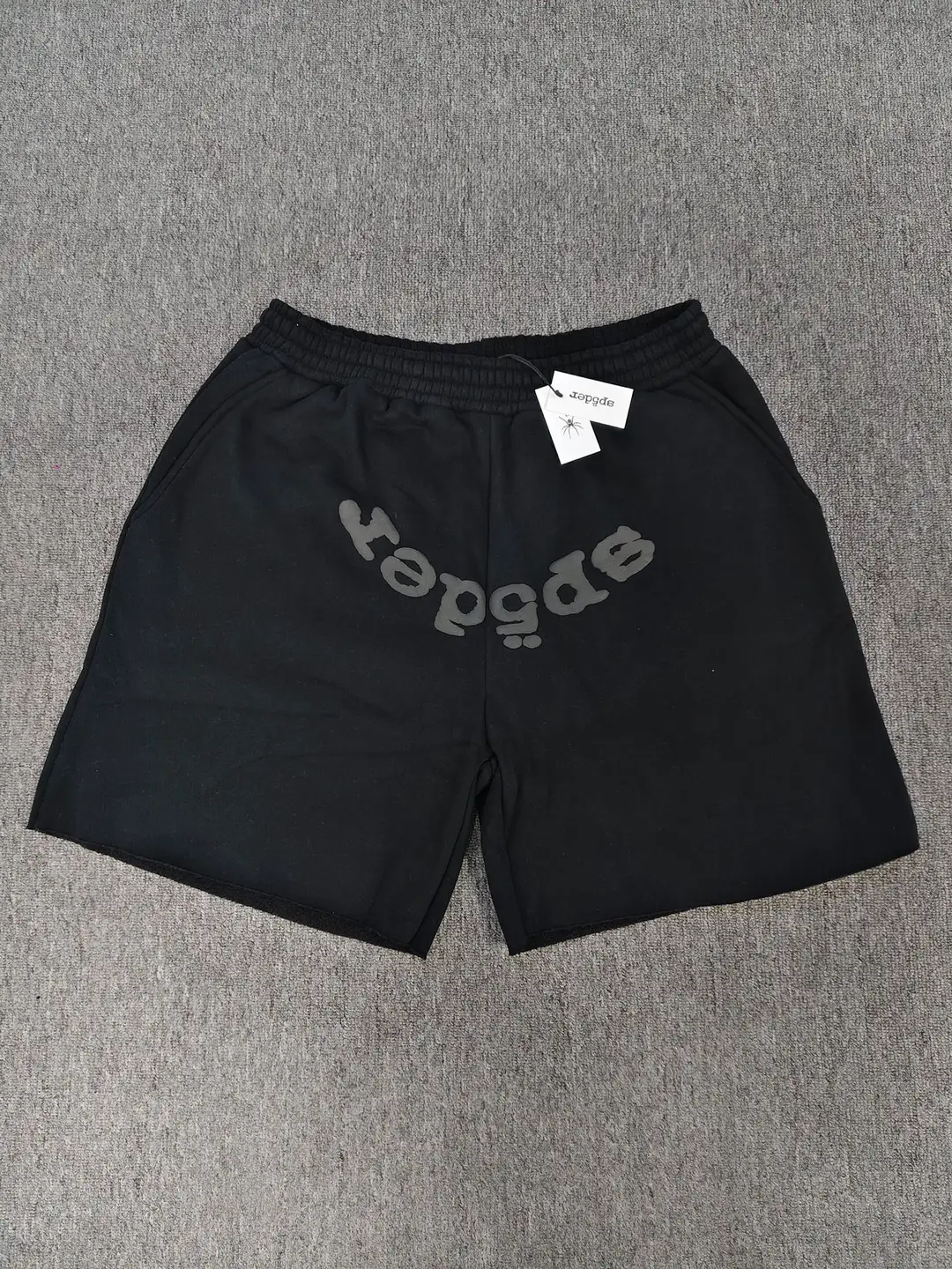 American Street Retro Drawstring Basketball Shorts Spider Trendy Casual Sports Sp5Der Shorts Men Cross-Border