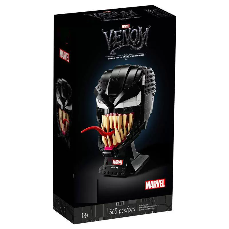 Chinese Building Blocks Superhero Dark Venom Helmet Bust 76187 Boys' Assembly Toys Children's Gift QC 写真 TAOBAO Qualit.ly