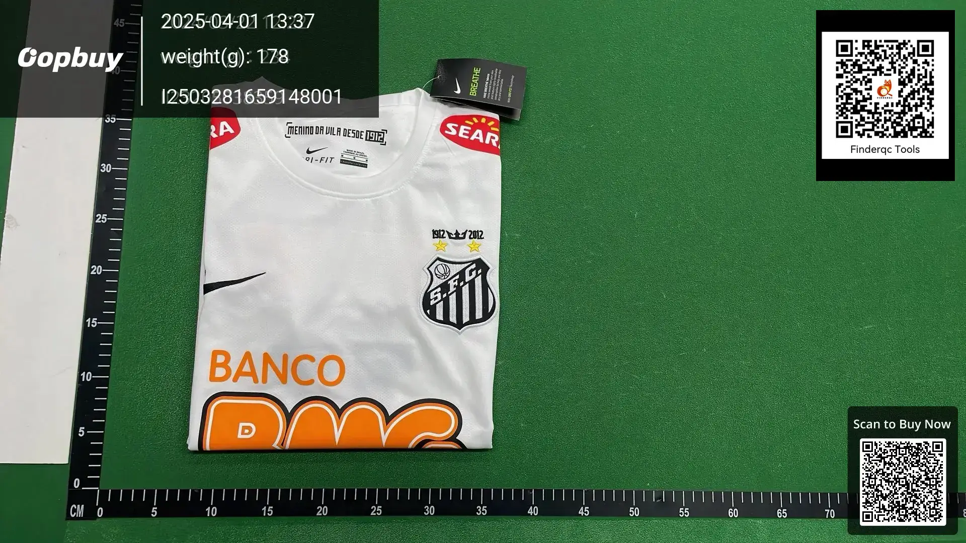 12-13 season Neymar 11 Santos home football shirt NeymarSantosJerseyShirt