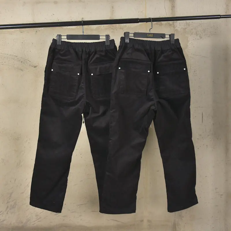 Men's Corduroy Pants, High-Street Style with 3D Tailoring, Rivet Detail, Loose Fit Cargo Pants for Casual and Sportswear