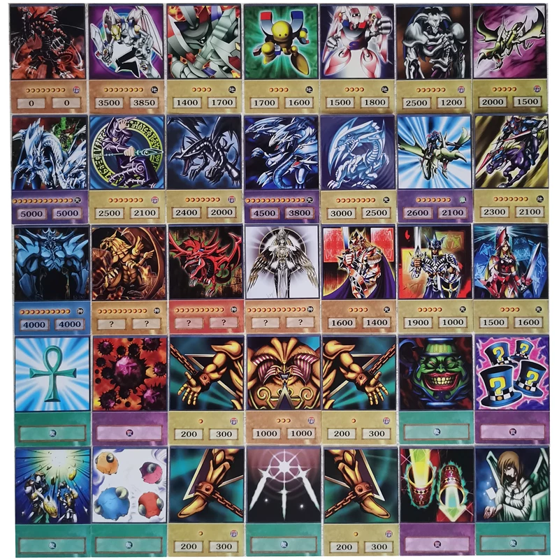 100Pcs Yu Gi Oh Flash Card Japanese Different Anime Style Ca