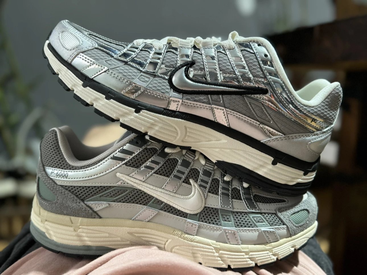 [Comprehensive comparison of original shoes developed overseas purchasing level version] NK P-6000 men and women's same retro casual low-cut running shoes