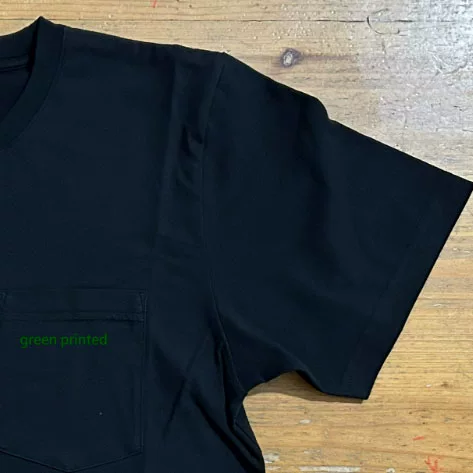 green printed tshirt