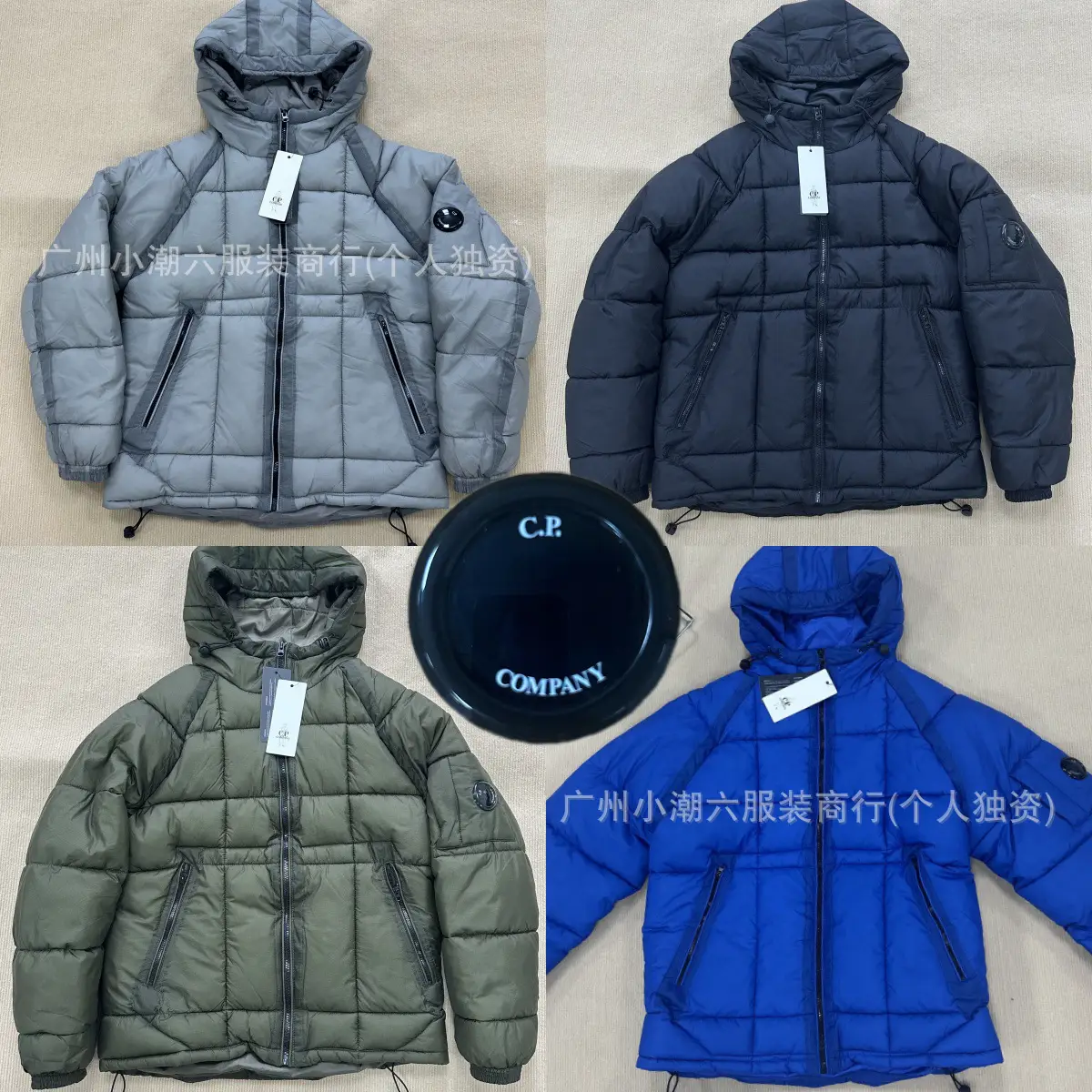 Cp Cross-Border Exclusive Company Thickened New Outdoor Hooded Cotton Jacket High Street Ins Trendy Brand Winter Unisex Coat