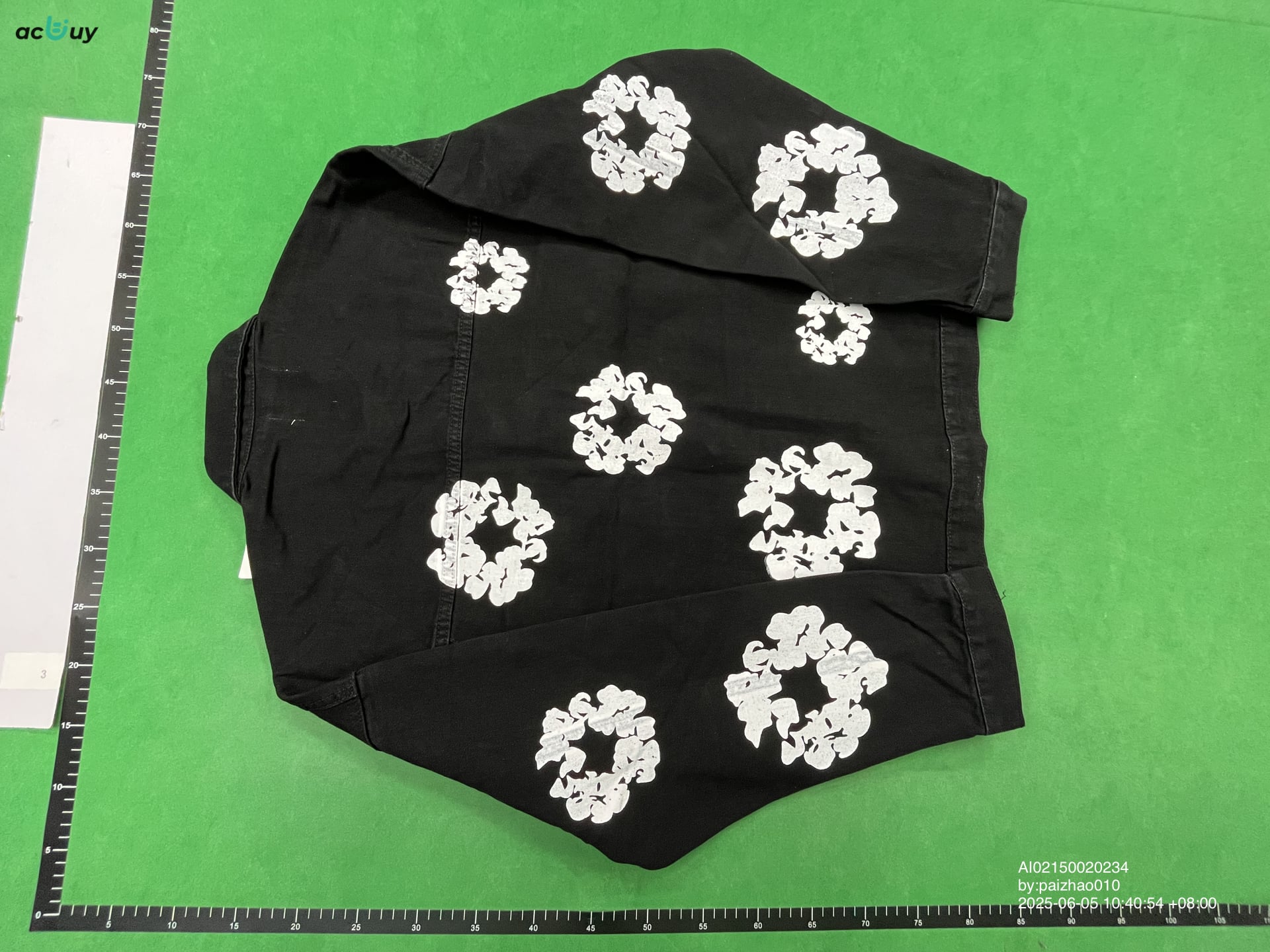 24 Cross-border European and American tide brand full printed kapok foam fleece-lined hooded sweater trousers men's and women's high street sports suit QC