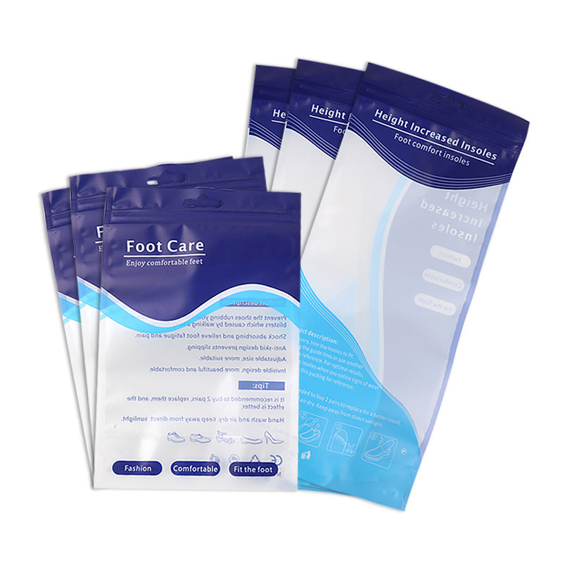 Spot English Colorful Neutral Composite Bag Ziplock Bag Composite Zipper Bone Bag Insole Packaging Bag Ready-Made Colorful Bag