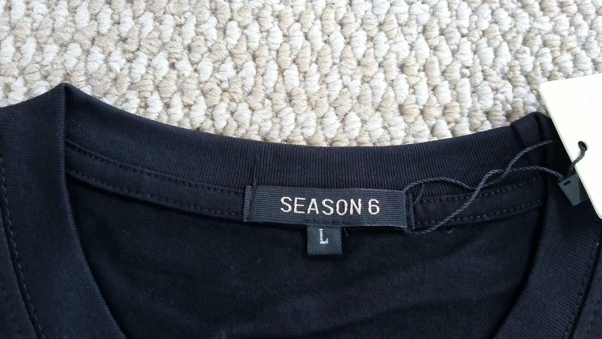 Kanye Yeezy Season 6 Kanye Same Style Solid Color Large Short sleeved Men's and Women's Youth Round Neck Loose T-shirt Trendy
