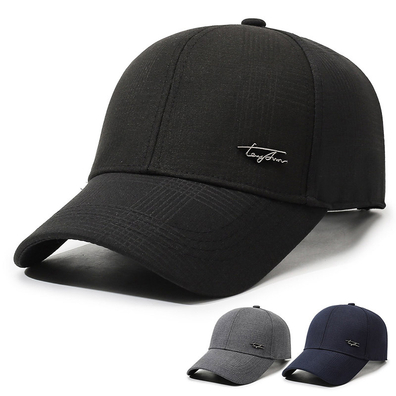 New Style Hats for Men, Middle-Aged and Elderly, Sun Protection Baseball Caps, Spring and Autumn Outdoor Casual Dad Hats, Elderly Duckbill Caps