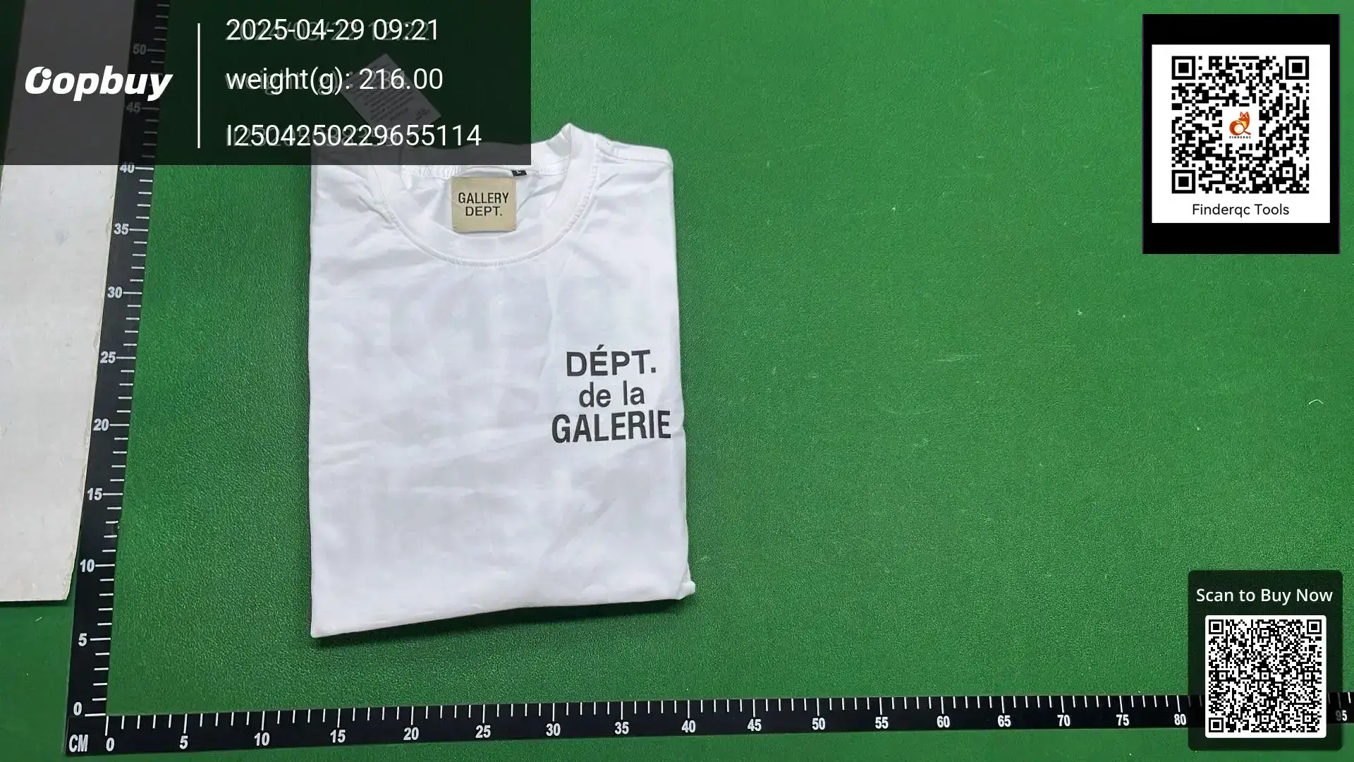 gallery dept American Style High Street Fashion Brand Summer Casual Letter Destruction Printed Loose Pure Cotton Short-sleeved T-shirt