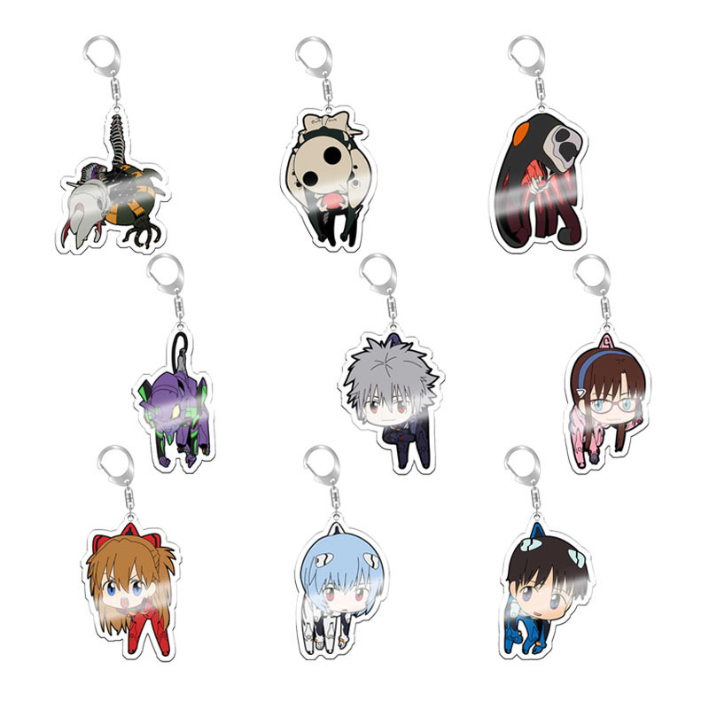 New Century Evangelical Warrior Asuka Surrounding EVA Lingboli Initial Pendant Keychain Animation Keychain