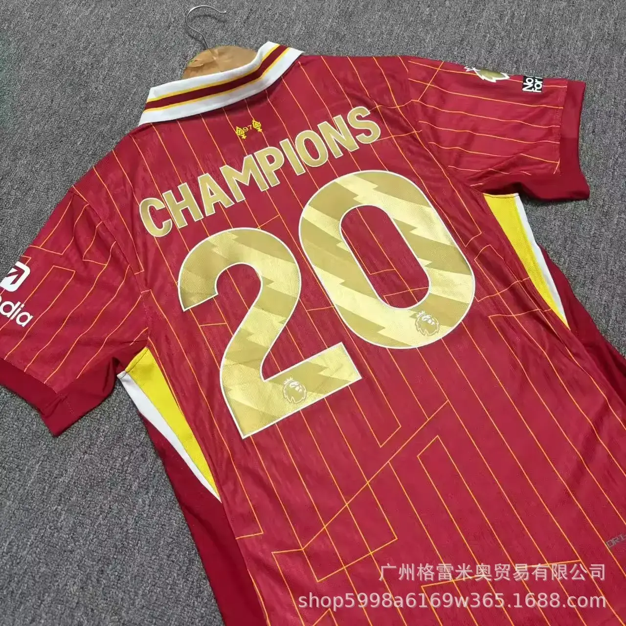 2425LFC jersey No. 11 Salah 9 Firmino 66 Arnold 10 McAlister football uniform