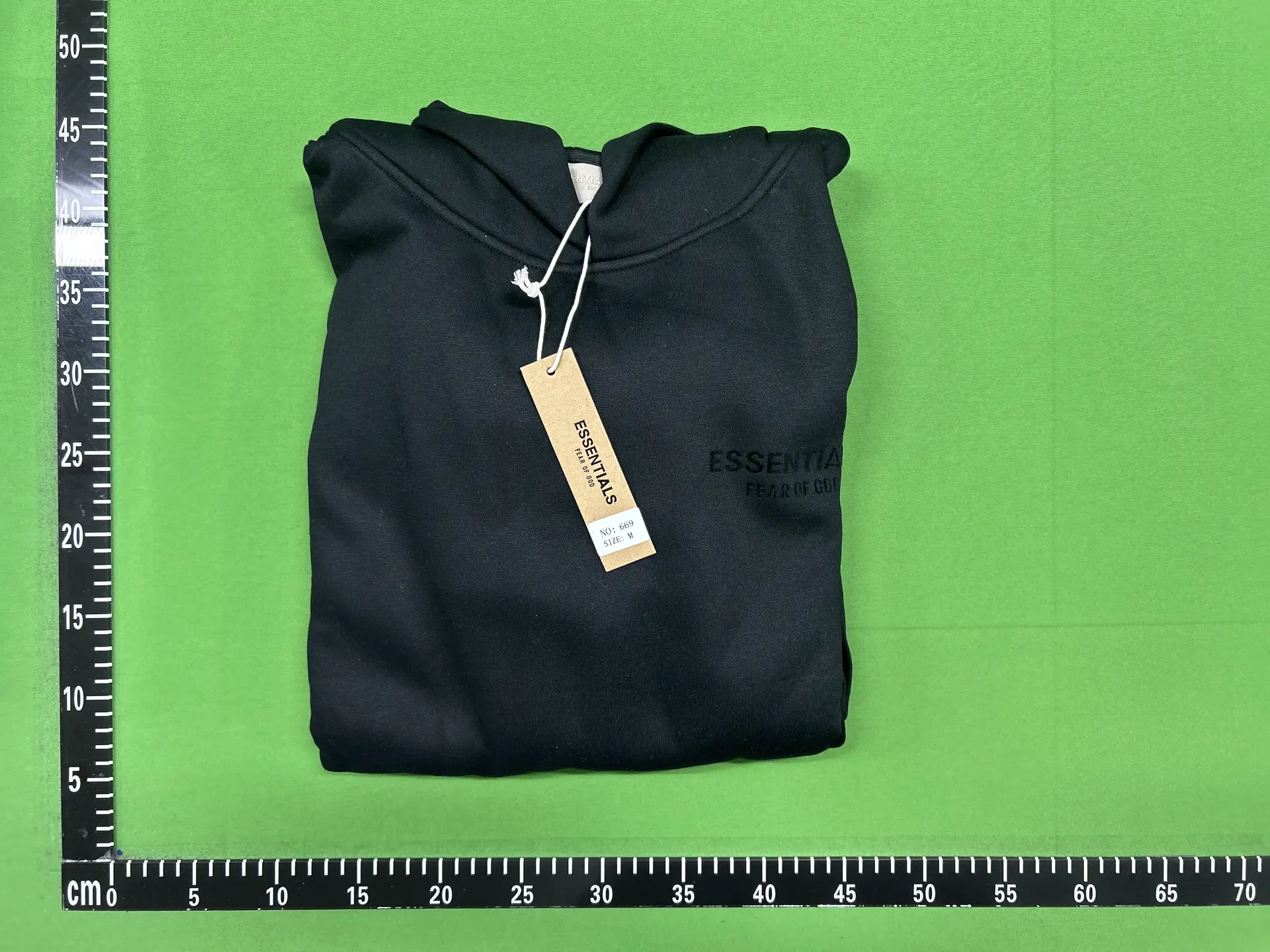 Fear of God Essentials Hoodie Black
