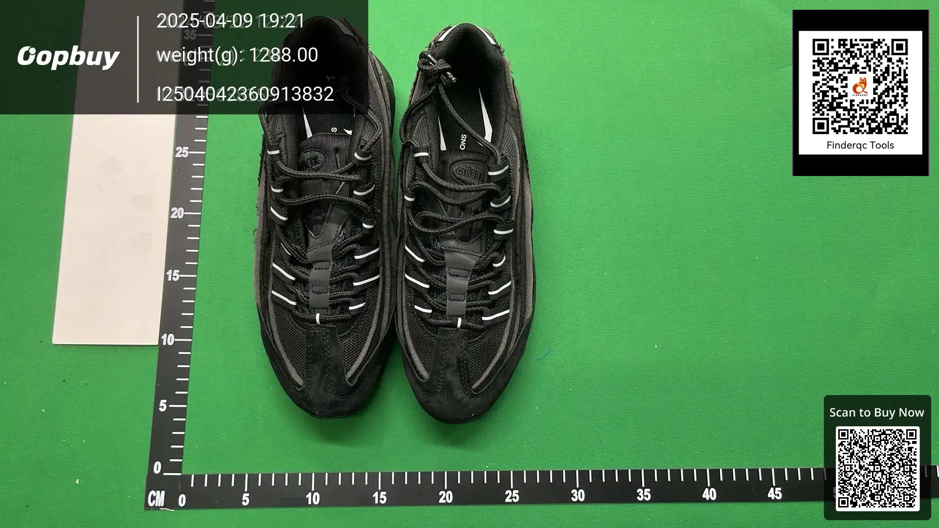 Yaoxu Independent Cdg Joint Max95 Limited Edition Shirt Black and White Gray Cloud Layer Retro Casual Sports Shoes Ss Level
