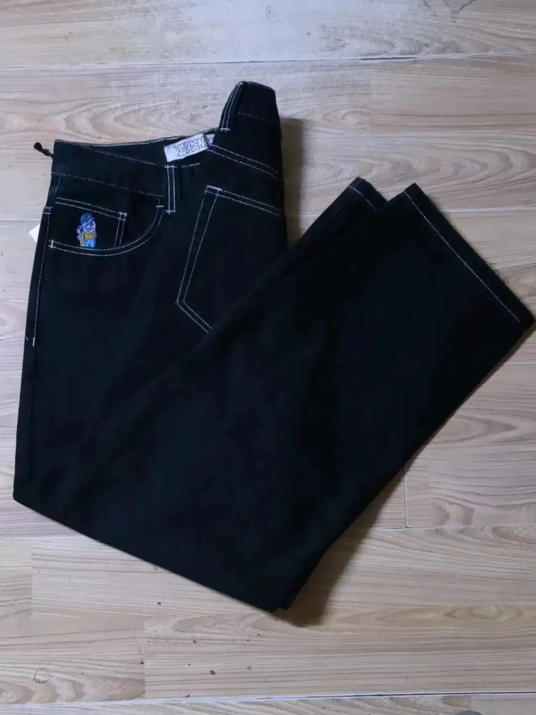 牛仔裤垮裤大裆裤阔腿宽松潮流休闲裤全棉精品Big BoyJeans拖地裤