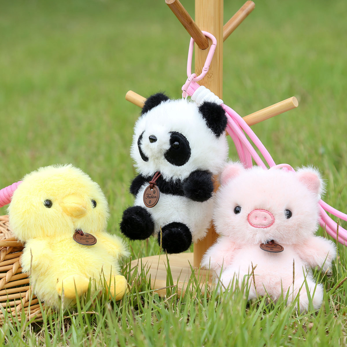 Fragrant Glutinous Rice Bracelet Pendant Fragrant Panda Series Plush Toy Capybara Doll Children's Gift