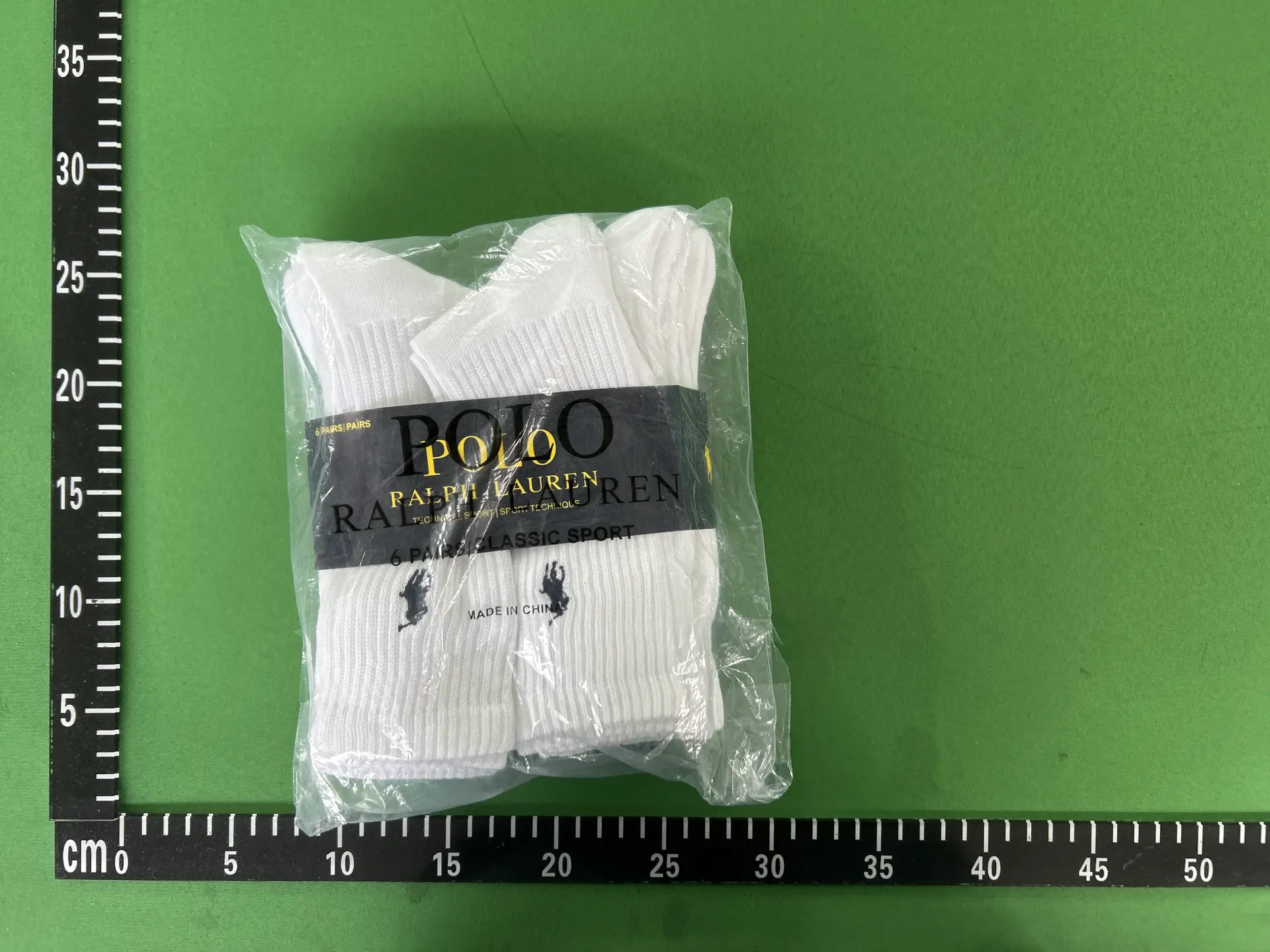 Polo Ralph Lauren 6 Pairs Classic Sport Socks White