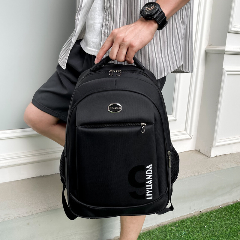 Cross-border Men's Backpack Advanced Sense Large Capacity Travel Backpack Business Commuter Computer Bag Casual Student Schoolbag