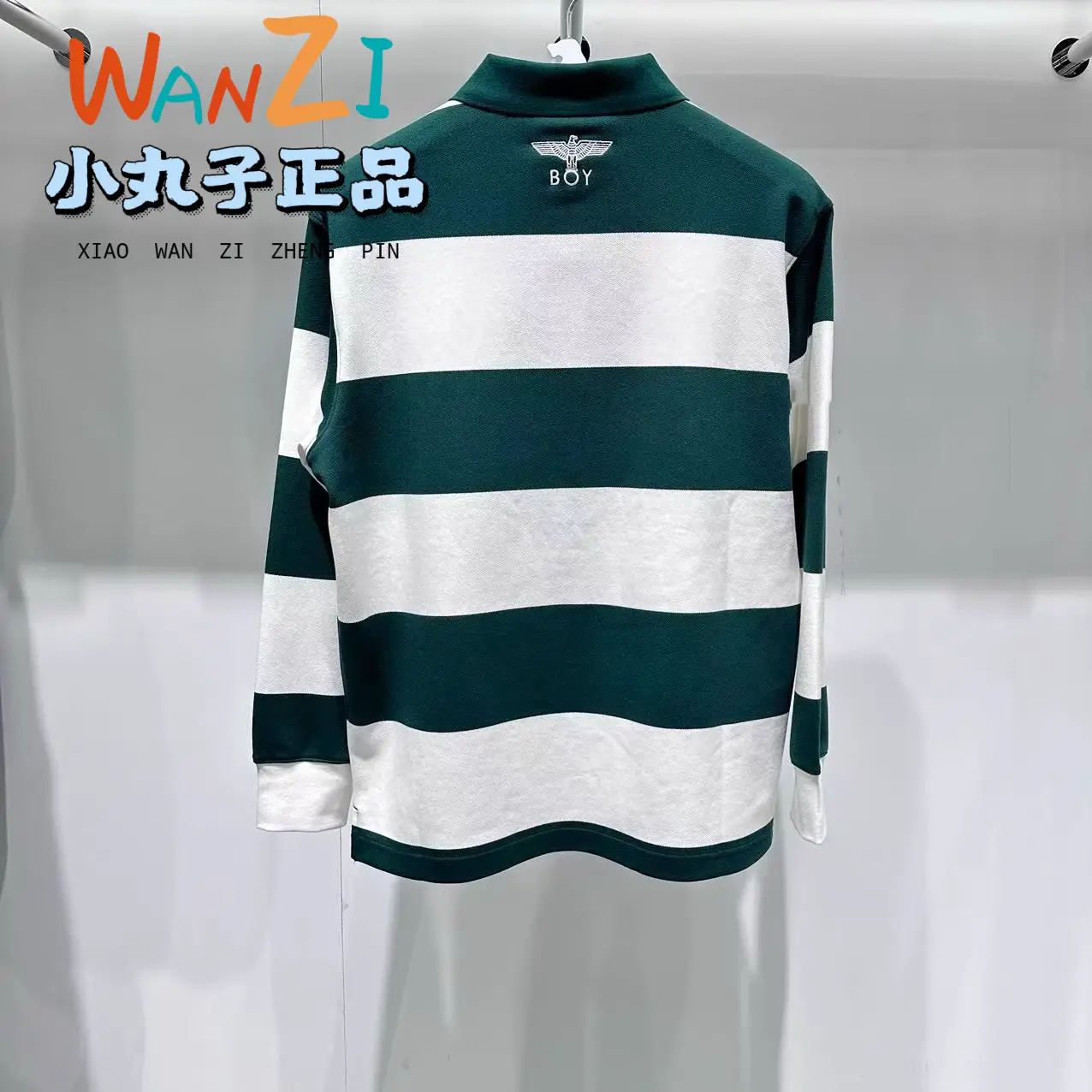 Boy London Counter Genuine Spring 25 Stripes Polo Shirt Long sleeves T-Shirt B251N 0000705 Original 699