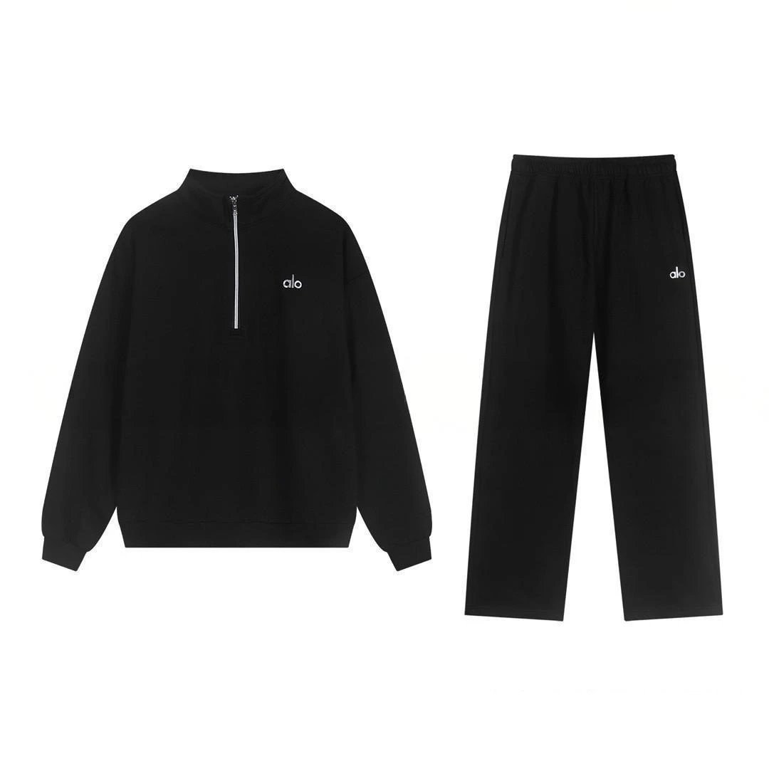 al A quarter zipper and pants