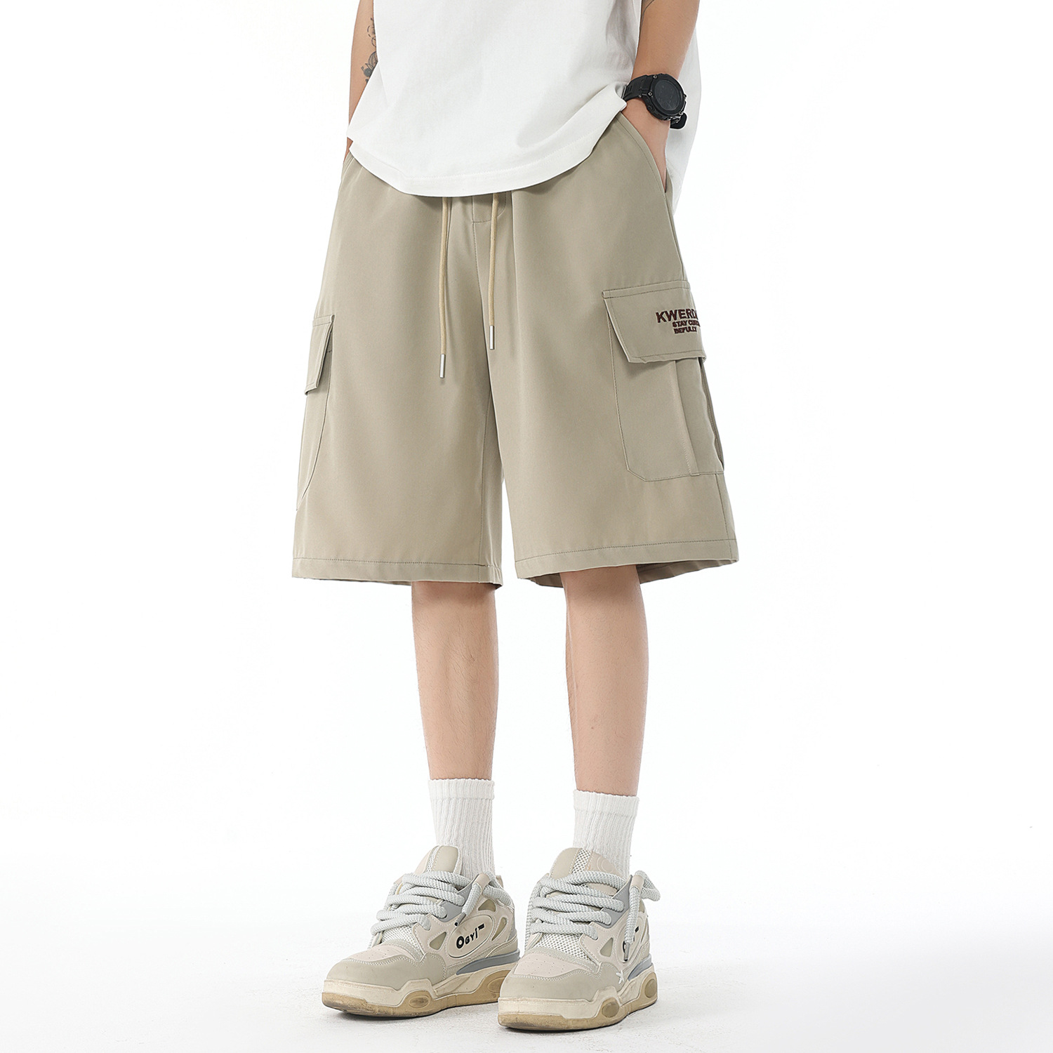 Men's Summer Thin Breathable Shorts, 2026 Youth Loose Workwear Sports Five-Point Pants for Men