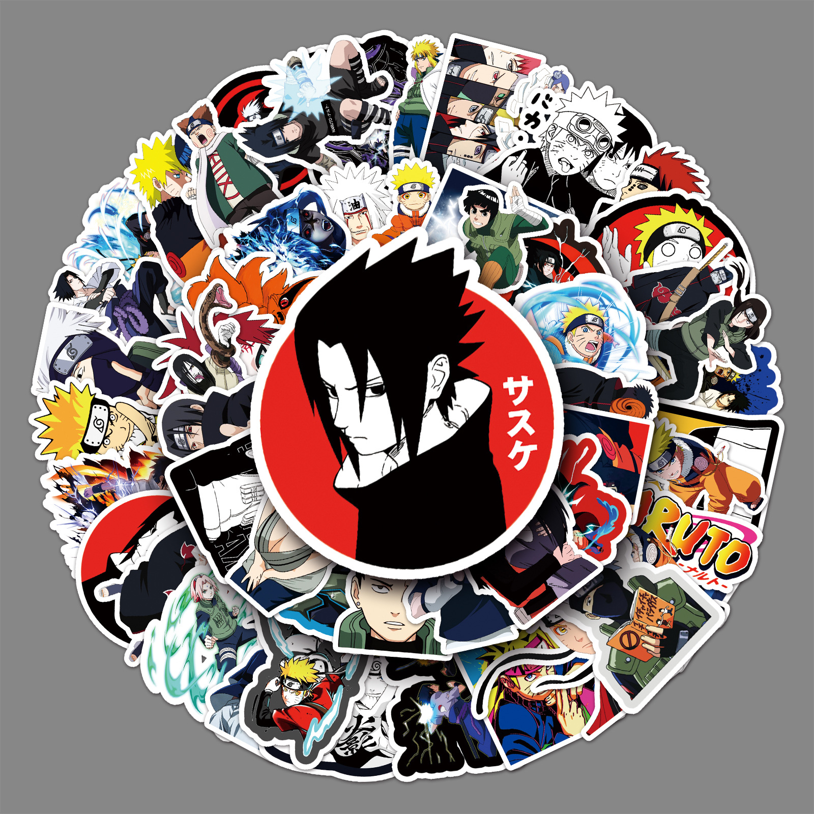 54 Zhang Riman Naruto Cartoon Personality Decoration Laptop Luggage Car Scooter Sticker