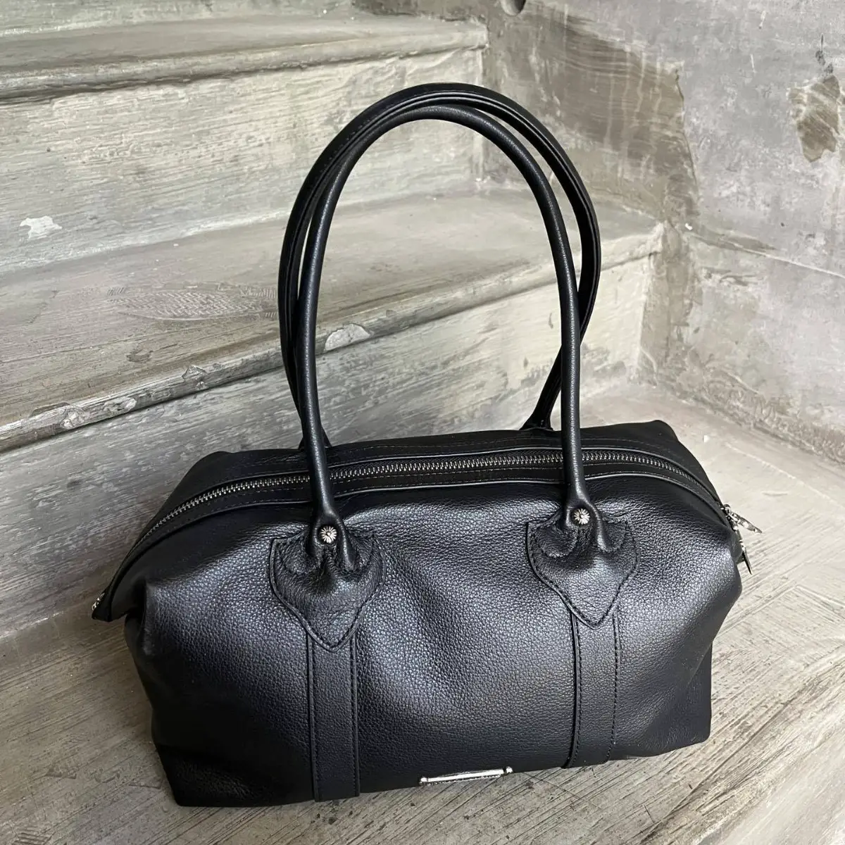 Croix X Same Monica Dumpling Bag Advanced Feeling Top Layer Cowhide Handbag Large Capacity Casual Soft Bag Single Shoulder