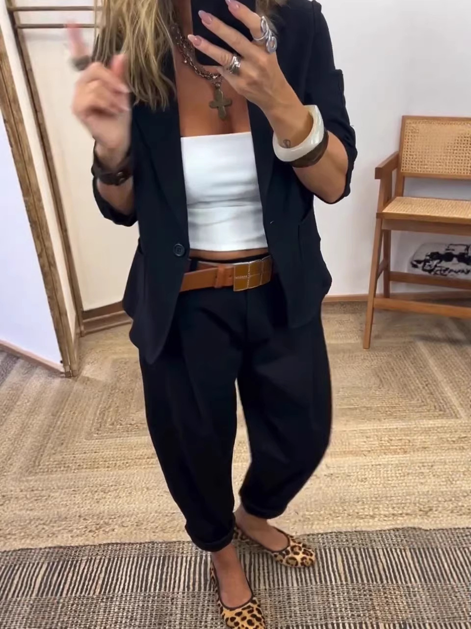 2026 Spring Collection Amazon New Women's Fashion European and American Casual Commuting Suit Set