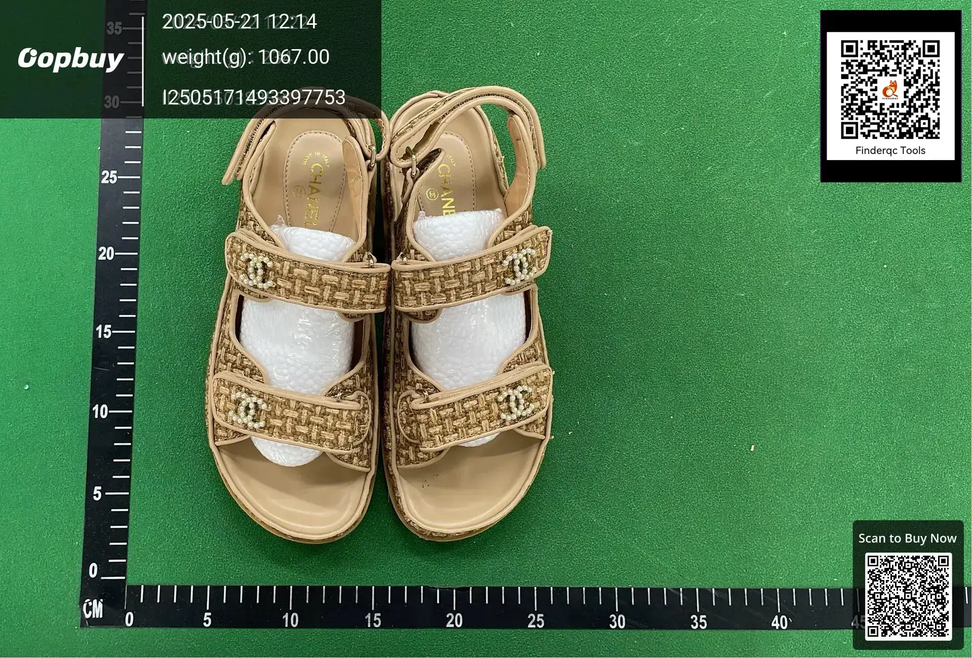 Chanel Style Velcro Sandals Women's Casual Thick-soled French High-end Roman Flat-soled Summer Niche 2023 Low-heeled Shoes