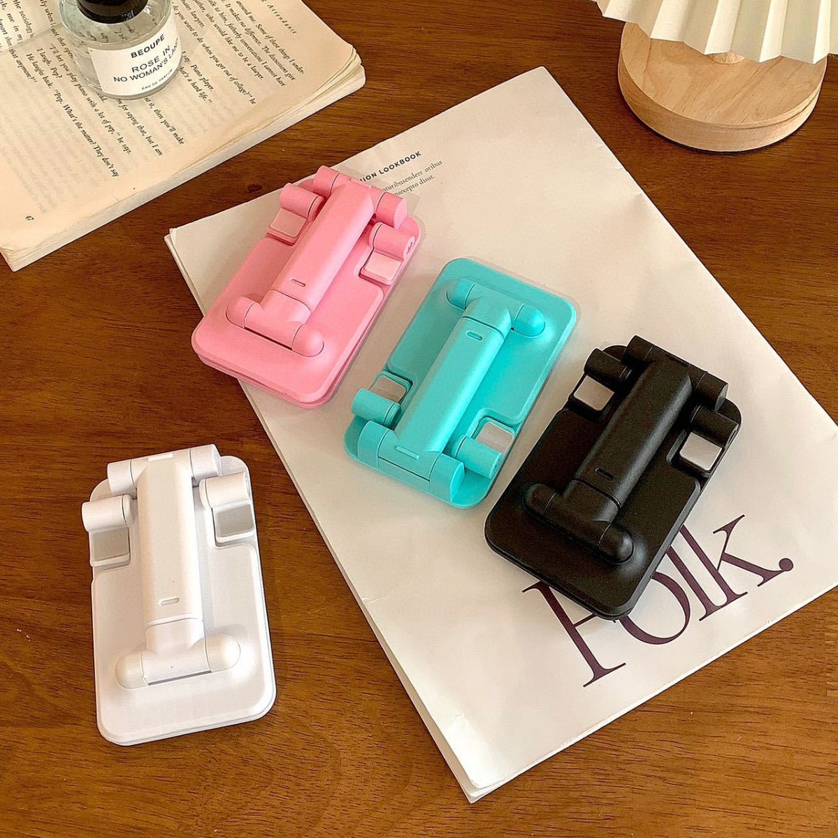 Desktop Mobile Phone Holder Folding Retractable Portable Smartphone Tablet Universal Holder Live Broadcast Photo Video