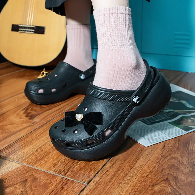 Crocs Women's Shoes 2025 Spring New arrival Cloud Clog Clog Thick-Soled Breathable Toe Beach Shoes Sneakers