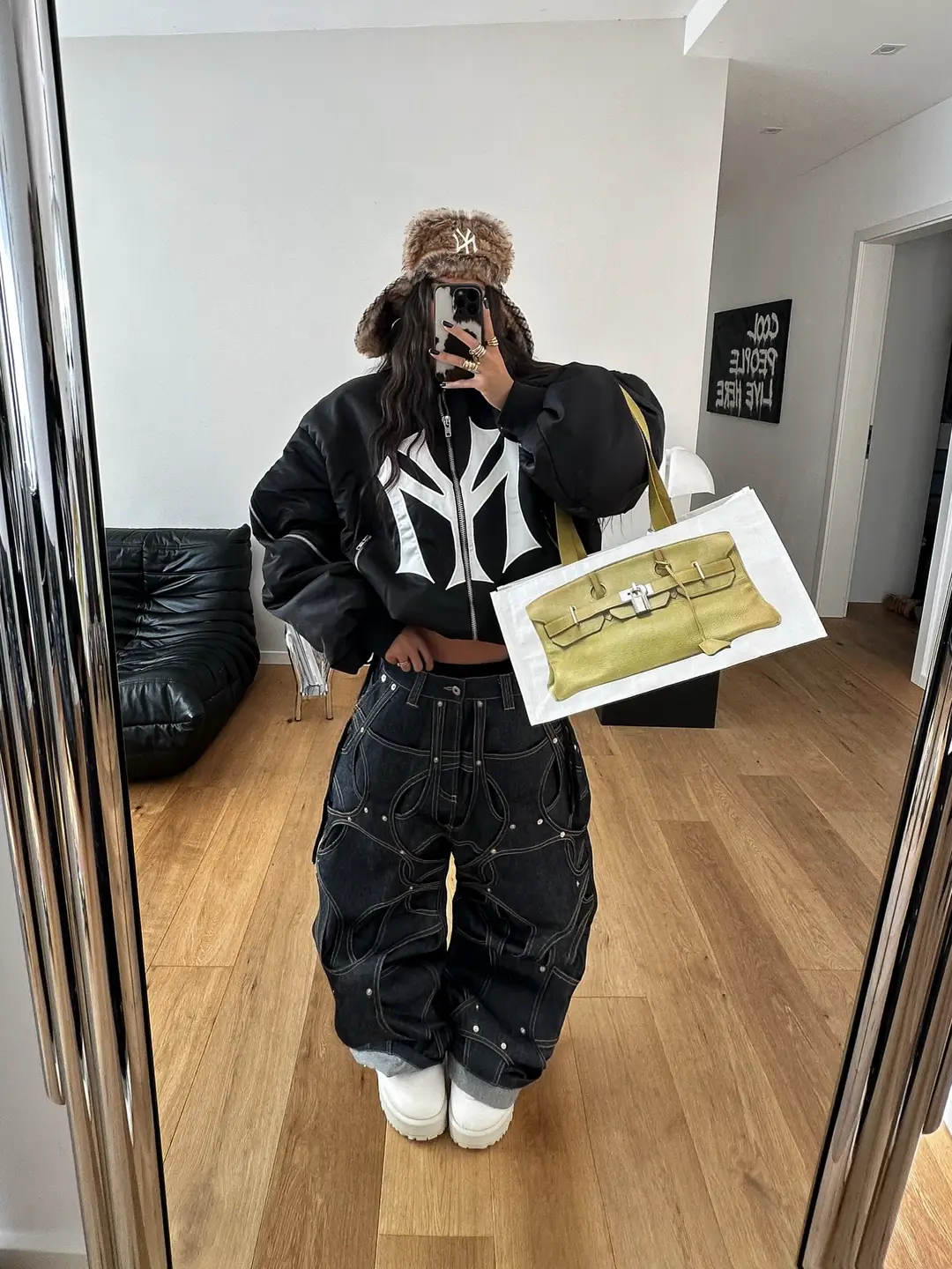 Mowalola NY Yankees Bomber Jacket