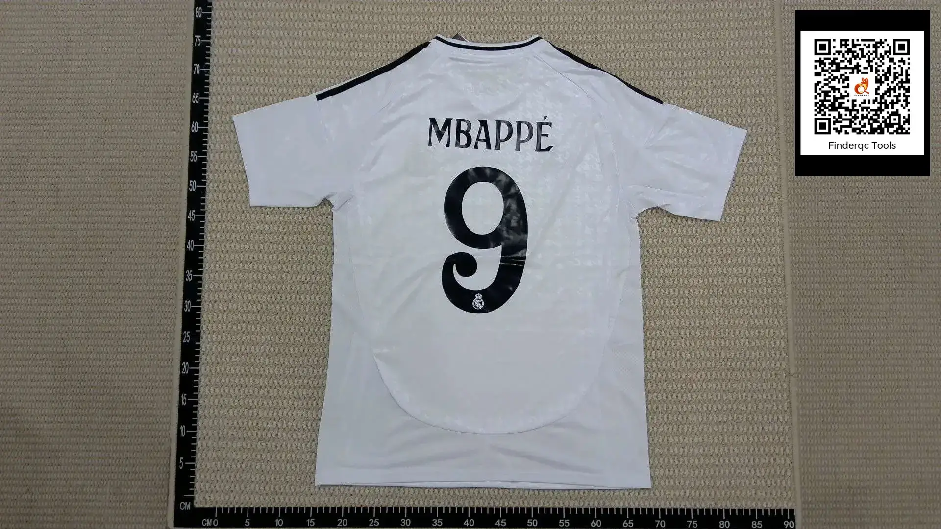 New 24-25 Real Madrid Jersey No. 5 Bellingham No. 7 Vinicius No. 9 Mbappe Fans Edition Football Uniform