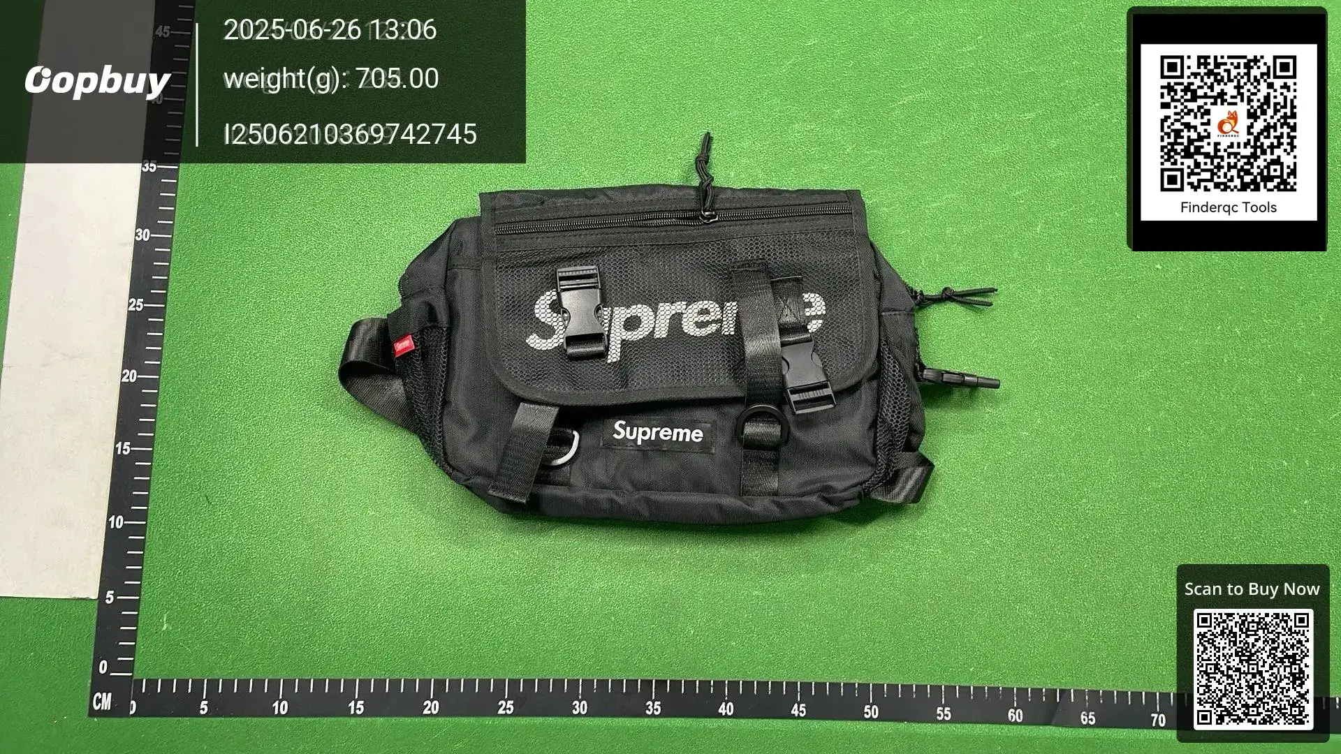 Supreme Waist Bag Black