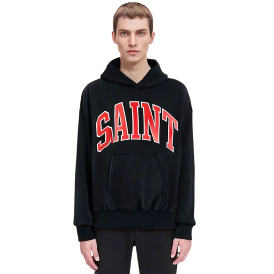 Saint Michael Vintage Hoodie, a Classic and Versatile Basic Hoodie for Men and Women