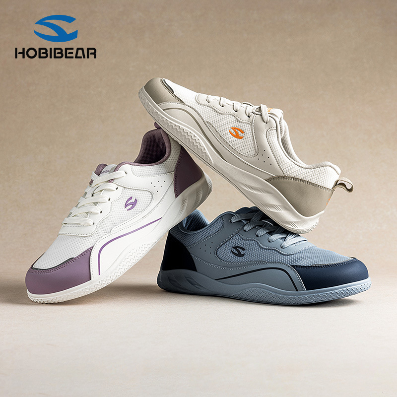 Hobibear Wide-Toe Shoes for Spring and Autumn, Suitable for Wide Feet, Flat Sneakers, Soft-Soled Casual Shoes, Direct Sales from the Manufacturer