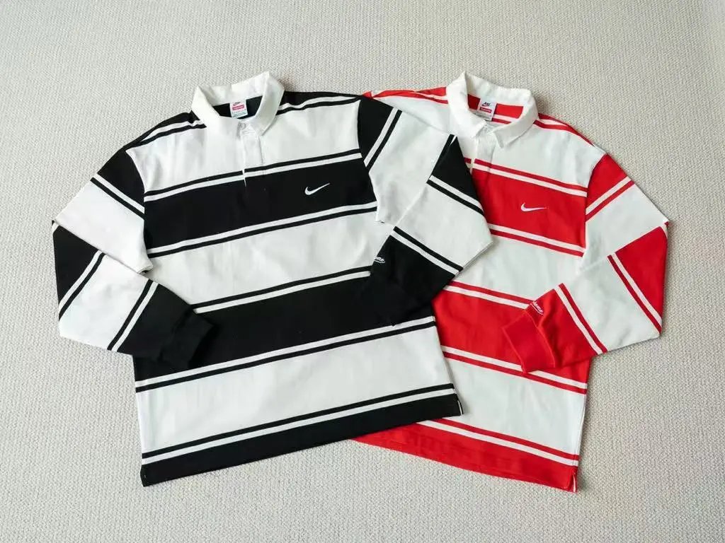 NIKE Striped Long Sleeve Shirt