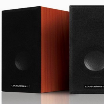Aiweishi V100 Aishang speaker wooden audio notebook desktop speaker portable multimedia speaker