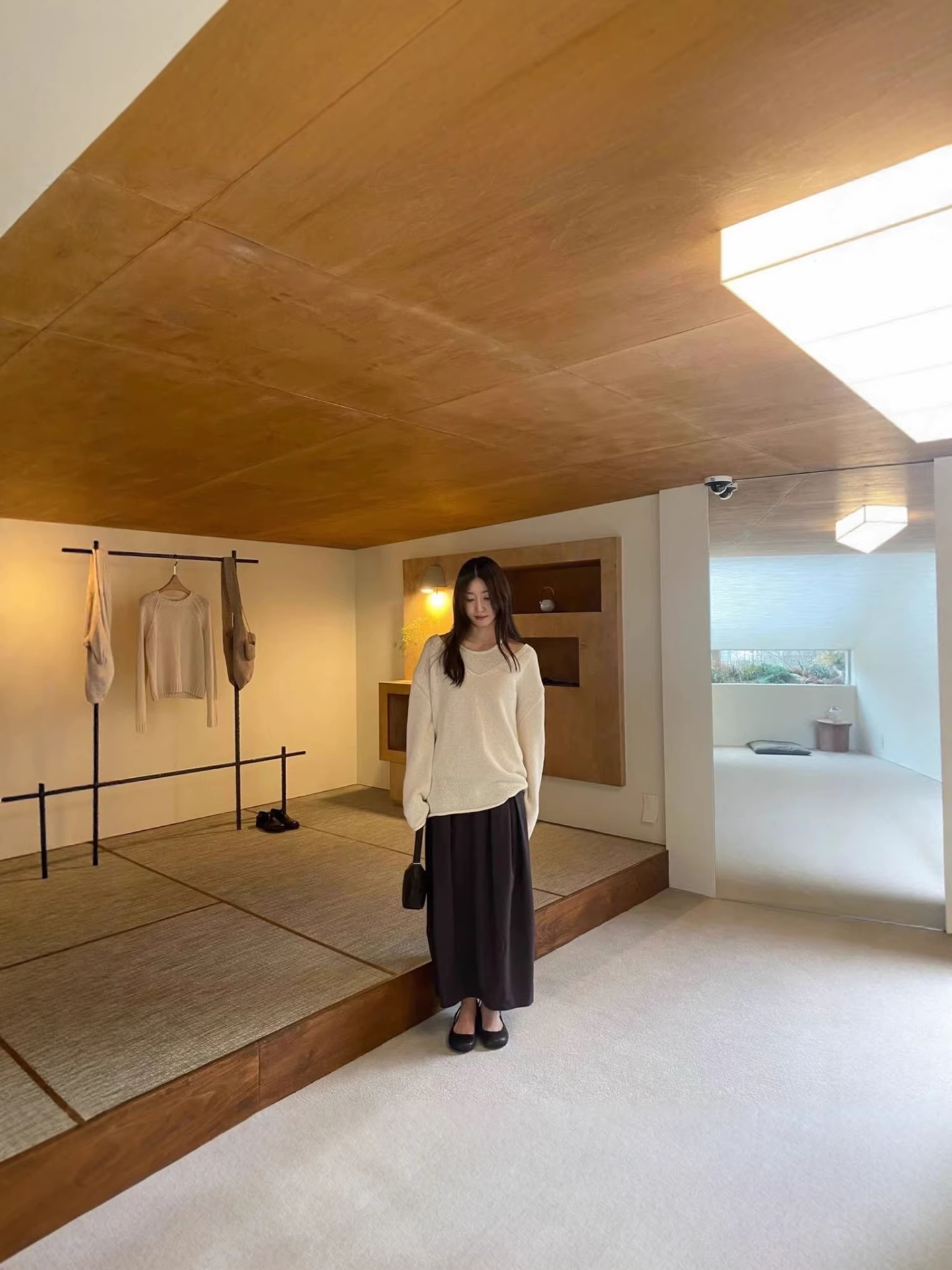 Ivory Knitwear: Korean Dongdaemun Designer M*Ia Paper Fabric Mulberry Fiber Knitted Camisole/Top Knitwear