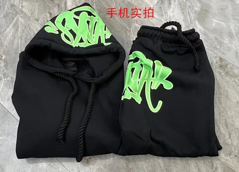 Sy*世界*连帽卫衣帽衫卫裤套装短袖短裤套装高质量