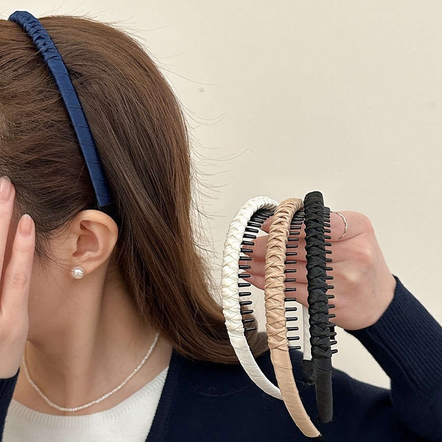 New Toothed Non-Slip Hair Band for Face Washing Hair Brepping and Finishing Hair Pressed Hair Band for Women Hair Bundles Hair Clips for Women