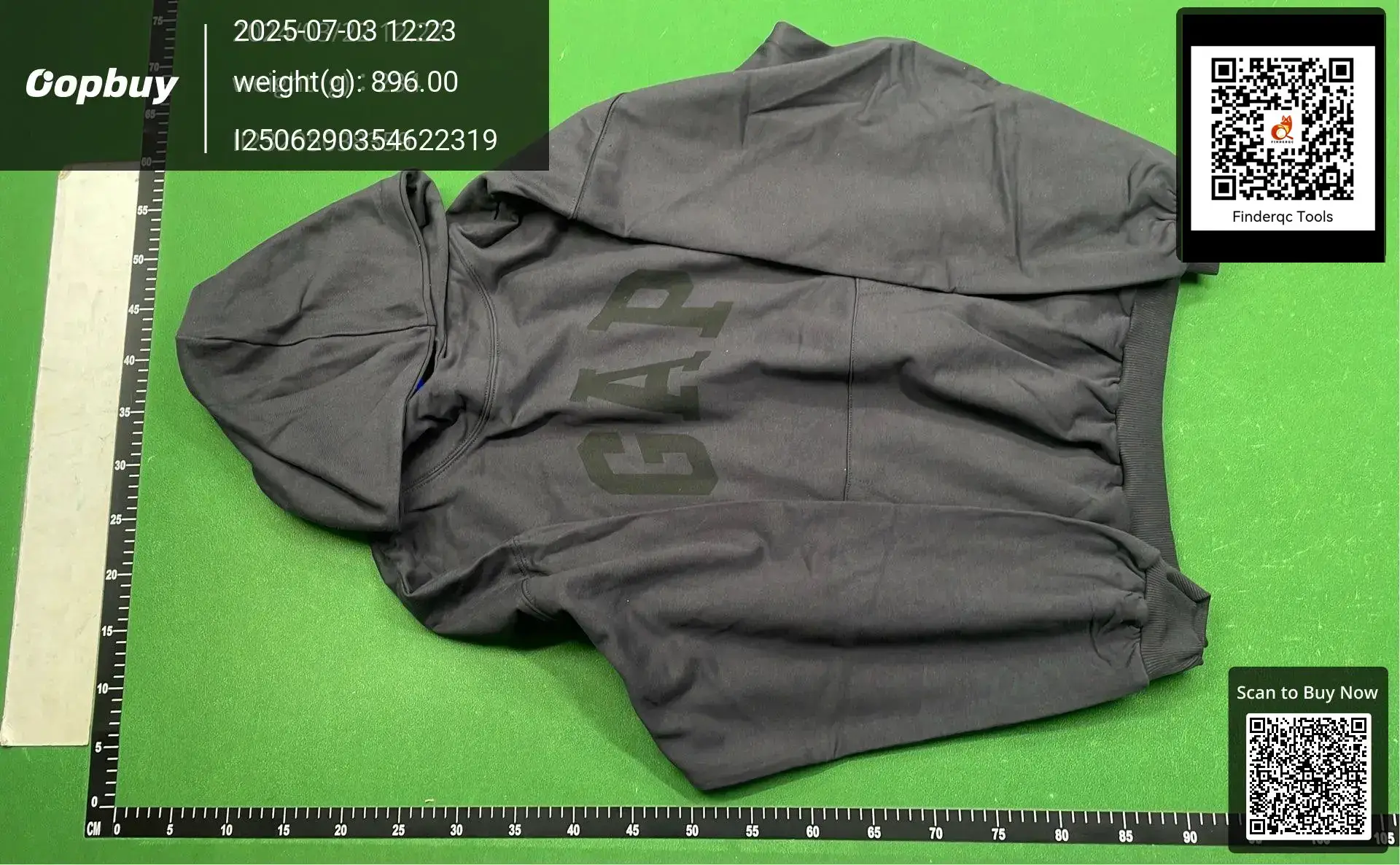 GAP Men's Grey Hoodie